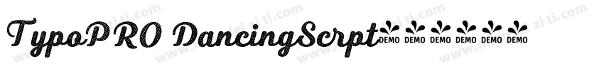 TypoPRO DancingScrpt字体转换